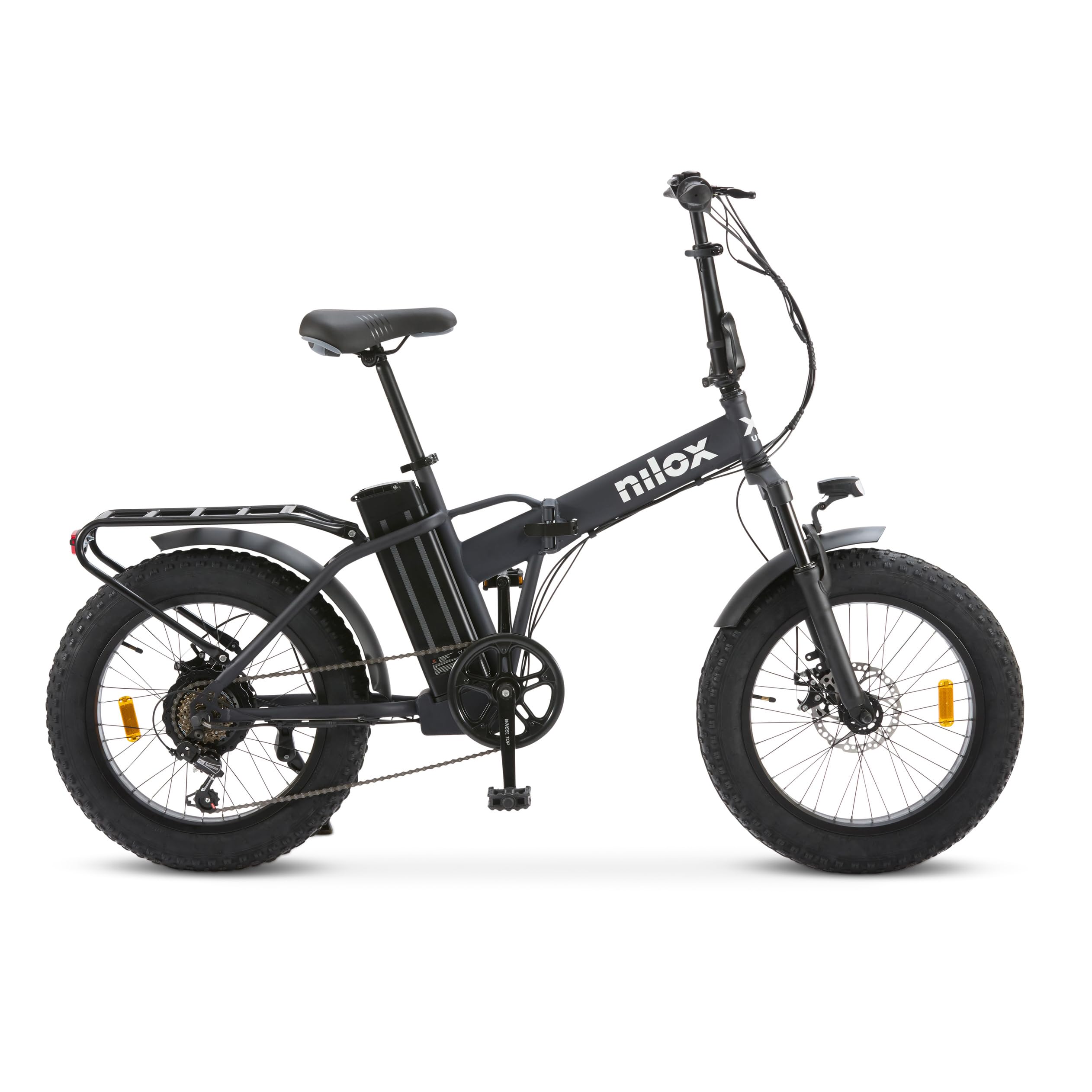 Nilox, Ebike X8, Bici Elettrica, Fino a 70 km di Autonomia, Fino a 25 km/h, Motore 36V/250W