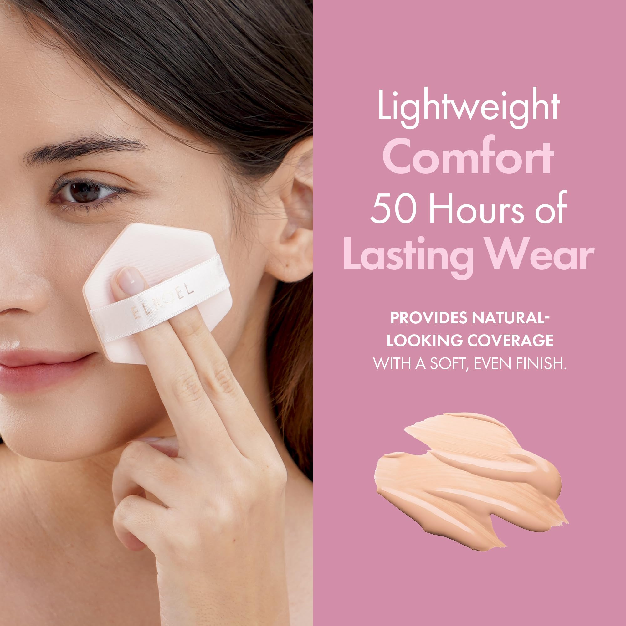 Elroel Fondotinta Cushion 21 Light Beige SPF 50+ PA+++ 12,5 g