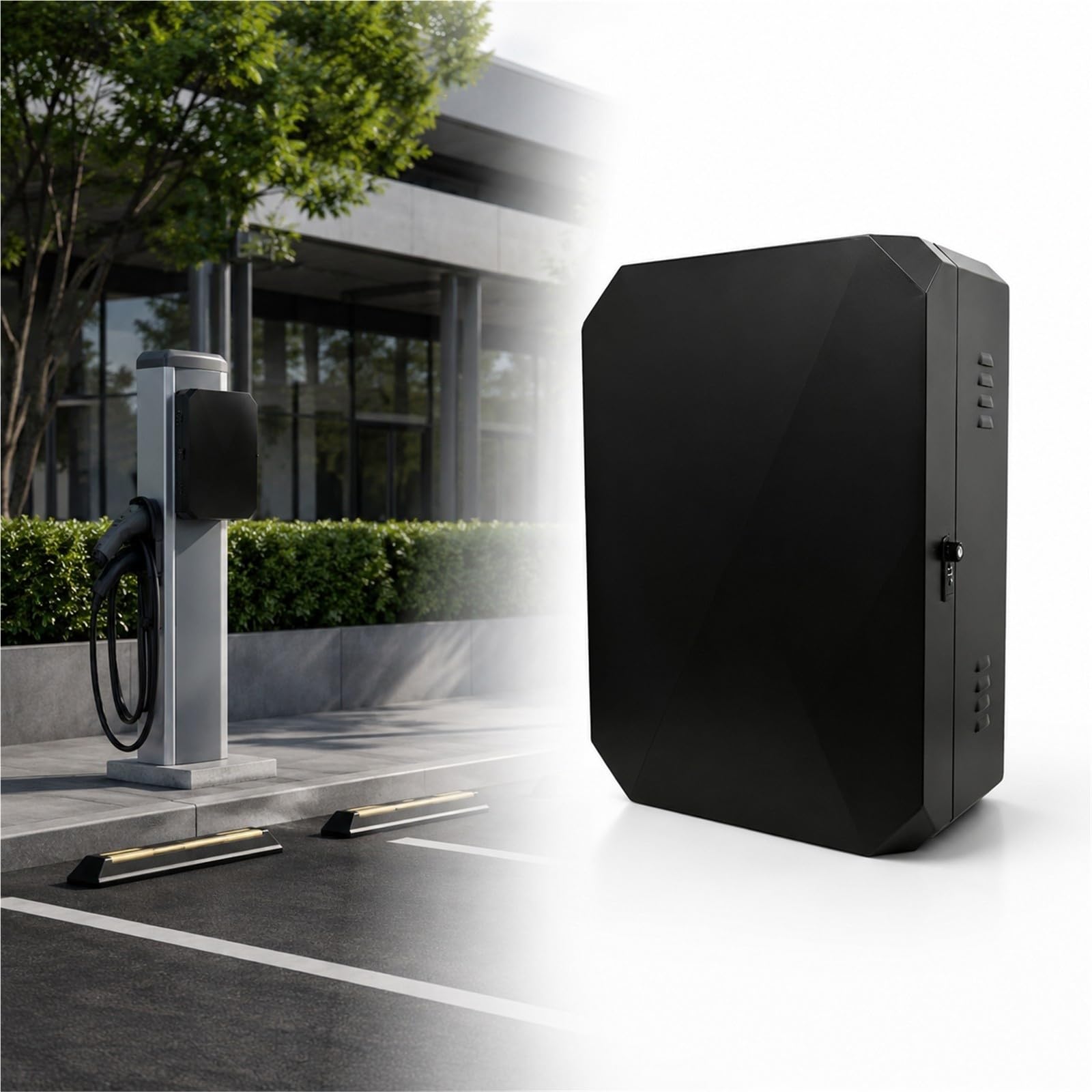 Recinto del cargador EV, caja de bloqueo del cargador EV al aire libre