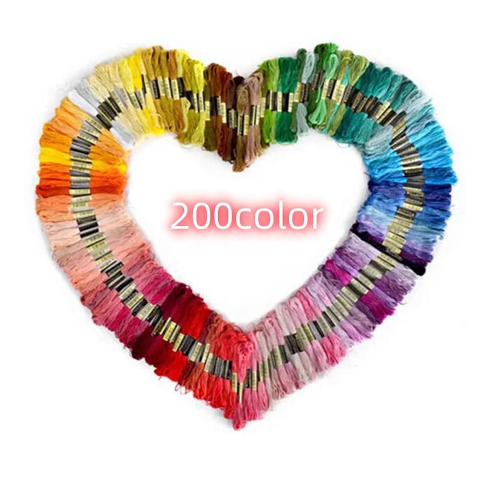 Hilos Punto de Cruz Hilo de punto cruz Multicolor, cableado metálico, hilo Bordado dorado, tejido costura a mano artesanal, 15-200(150 Color)