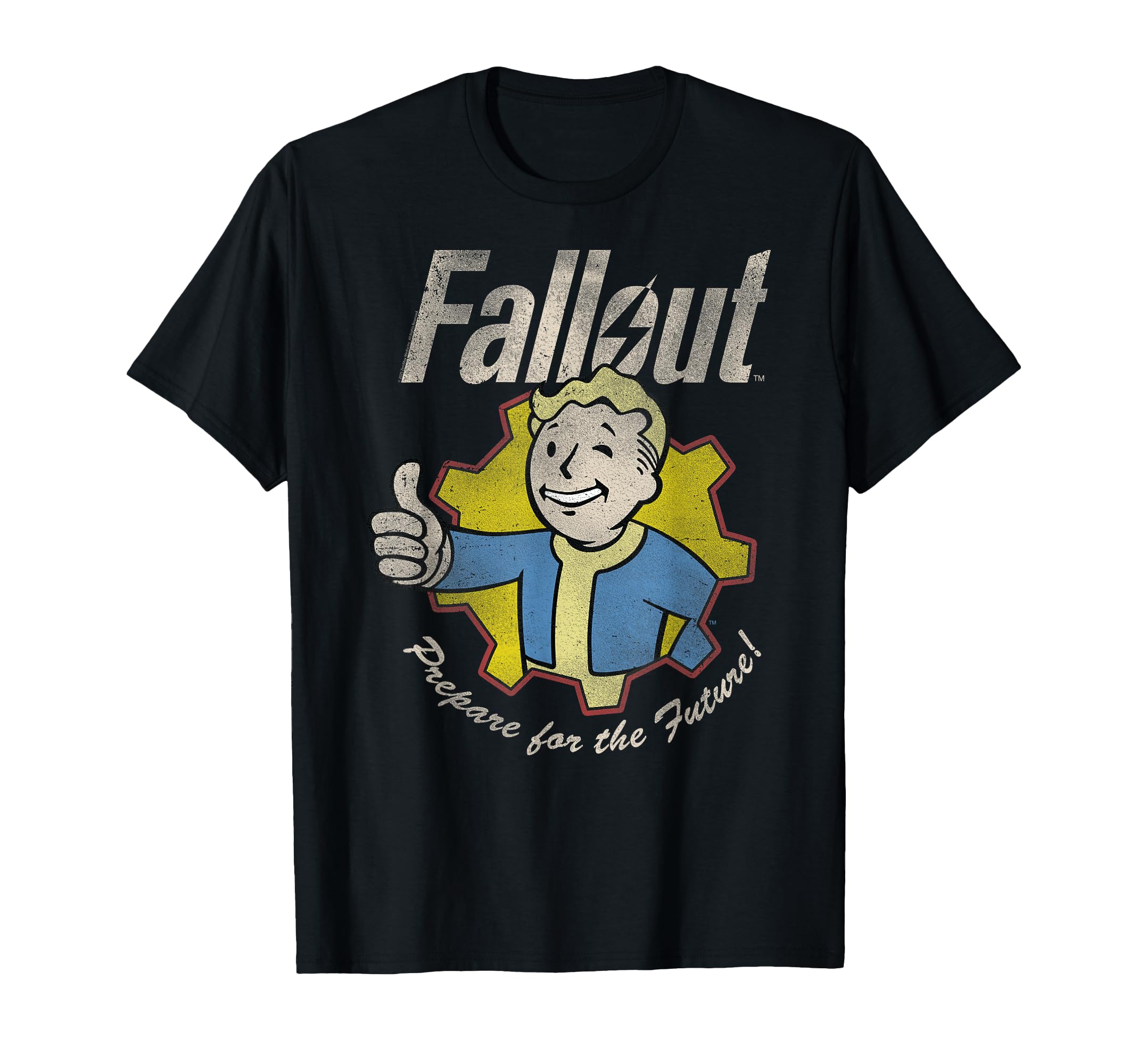 Fallout Video Game Prepare for The Future Vault Boy T-Shirt