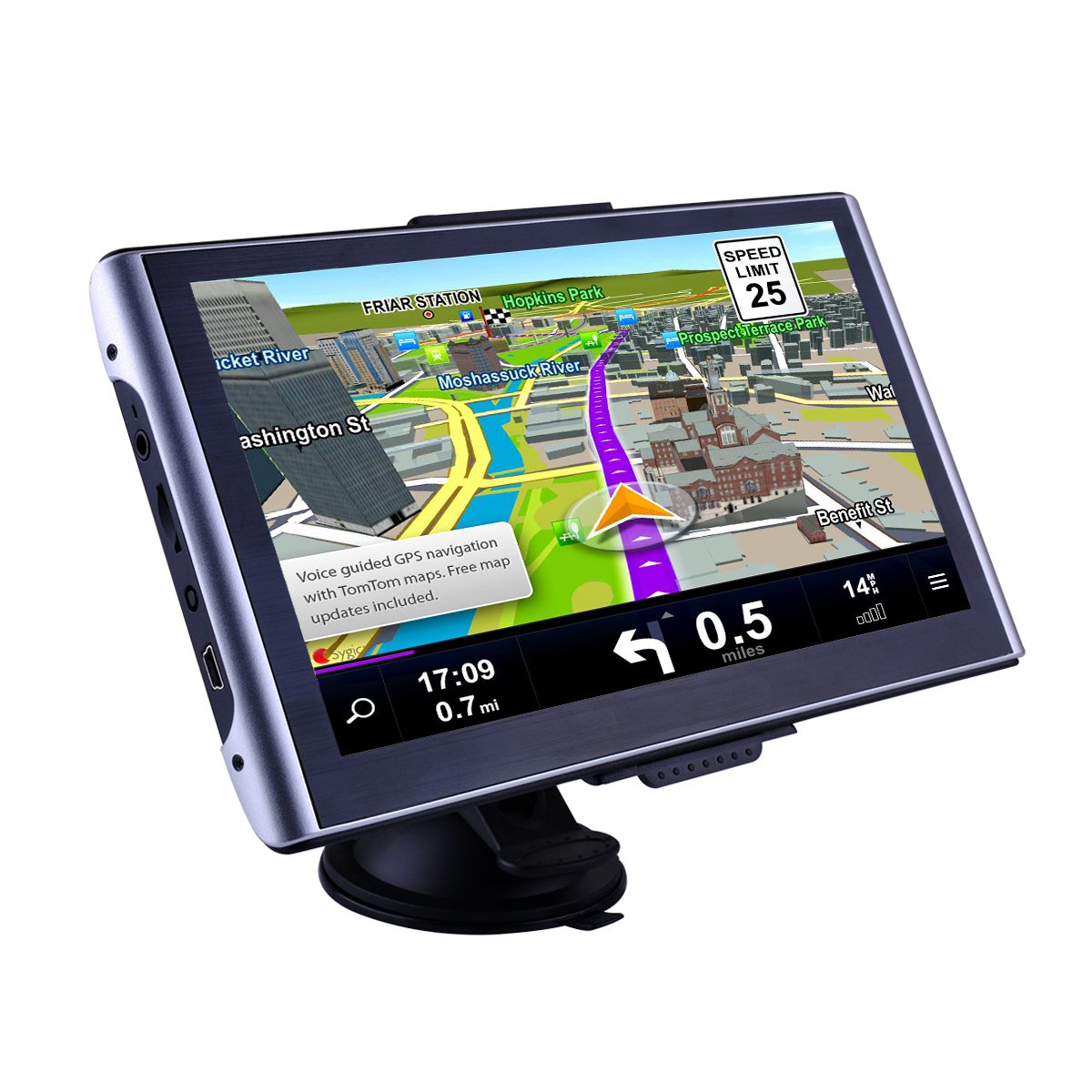 Buy CARMATE GPS Navigator for Truck and Car with Bluetooth 7Inch Touch