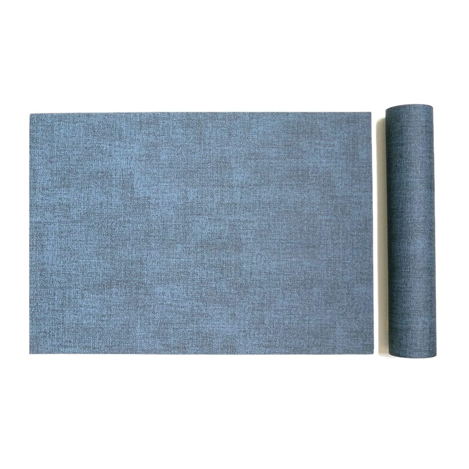 Sets de table en simili cuir pour repas de cuisine sans taches ni glissades