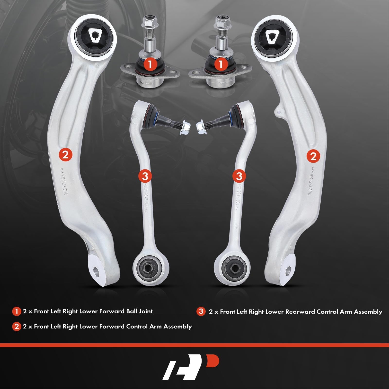 Brand new lower control arms for BMW X5 F15 30.000kr both