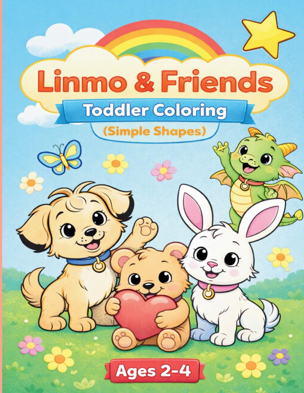 Linmo & Friends Toddler Coloring