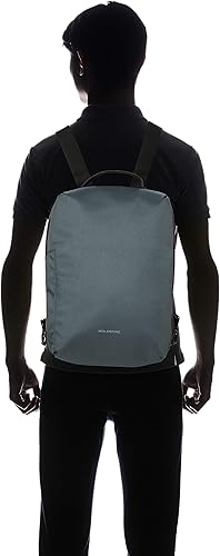 Miniatura 6 de Moleskine() Bolsa de negocios ET9NBDBV15 para hombre, almacenamiento para laptop de 15 pulgadas, mochila, repelente al agua, Gris (Dk Grey)