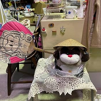 Amazon.co.jp: うちわ扇 たぬきのフーちゃん ホビーグッズ