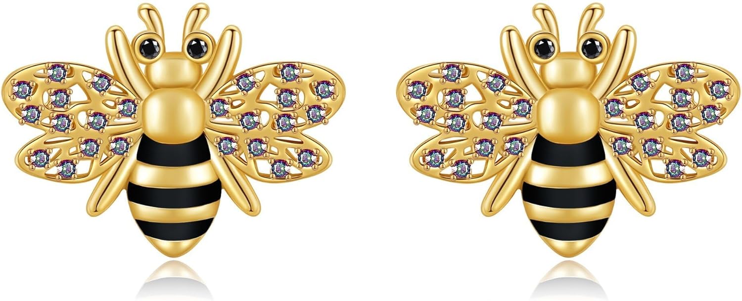 Sterlings Silver Cat/Bunny/Lotus/Cow/Bunny/Fruit Stud Earrings Animal Earrings Jewelry for Women Mom