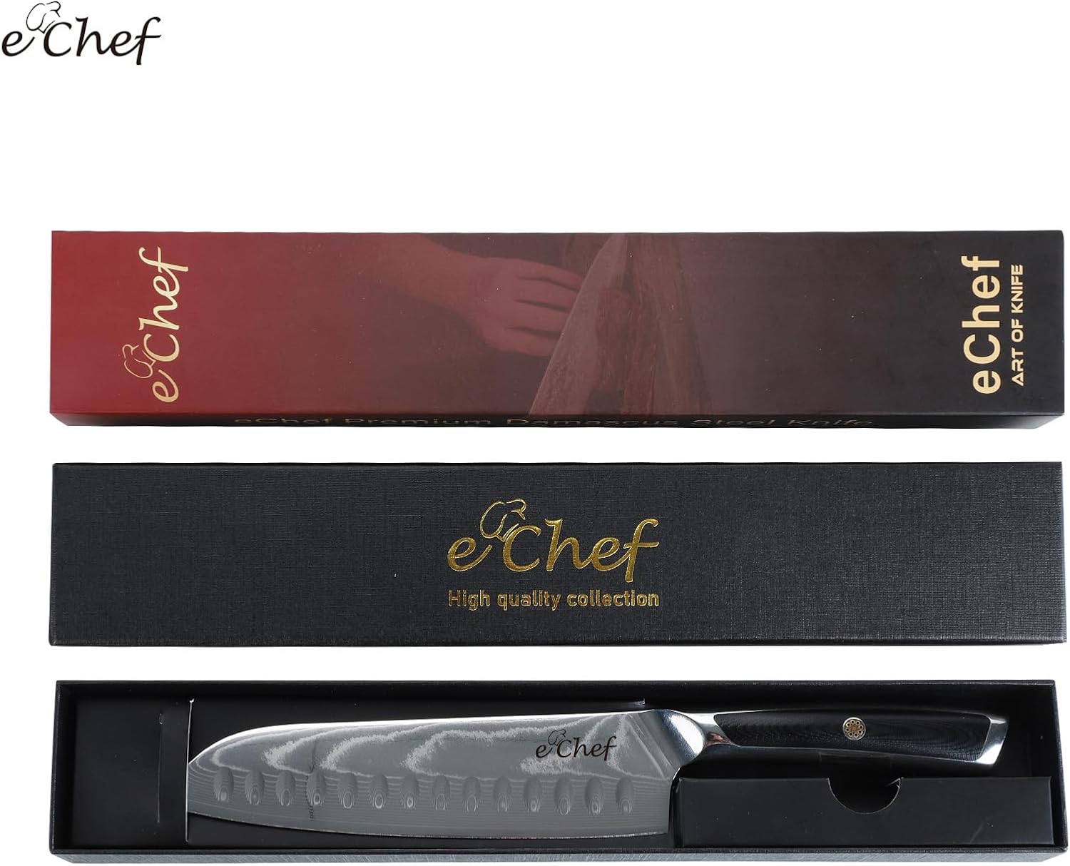 8-Inch Damascus Chef's Knife, VG10 Steel, Japanese Kitchen Knife, 67-Layer Hand-Forged Damascus Cooking Knife, G10 Handle, Elegant Gift Box (8-inch chef's knife)