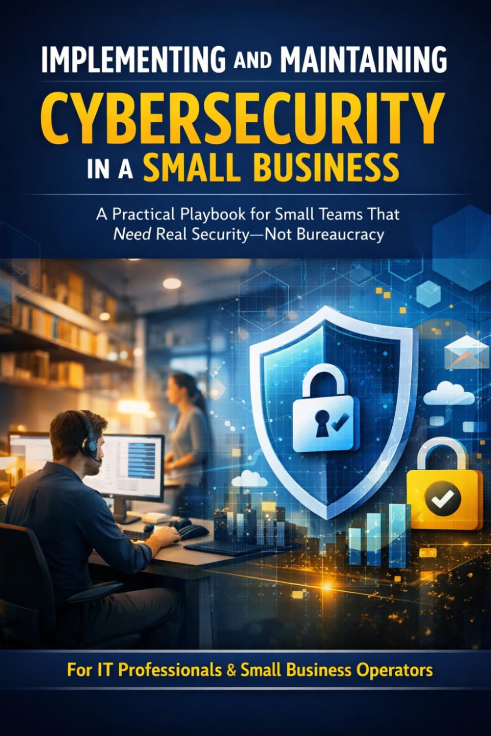 Implementing and Maintaining Cybersecurity in a Small Business: A practical playbook for small teams that need real security—not bureaucracy.