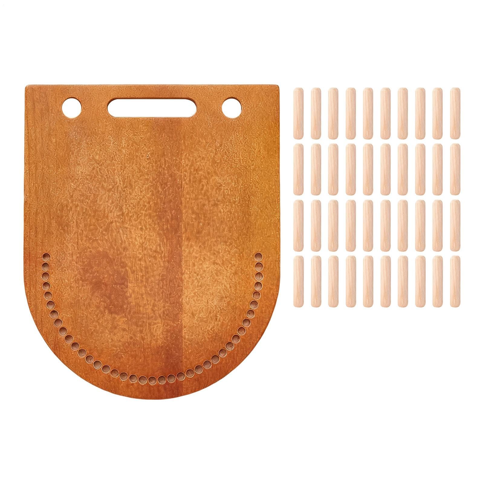 Kit de fabricación de pulseras de amigos y accesorios de madera para tejer multi-cordón 8