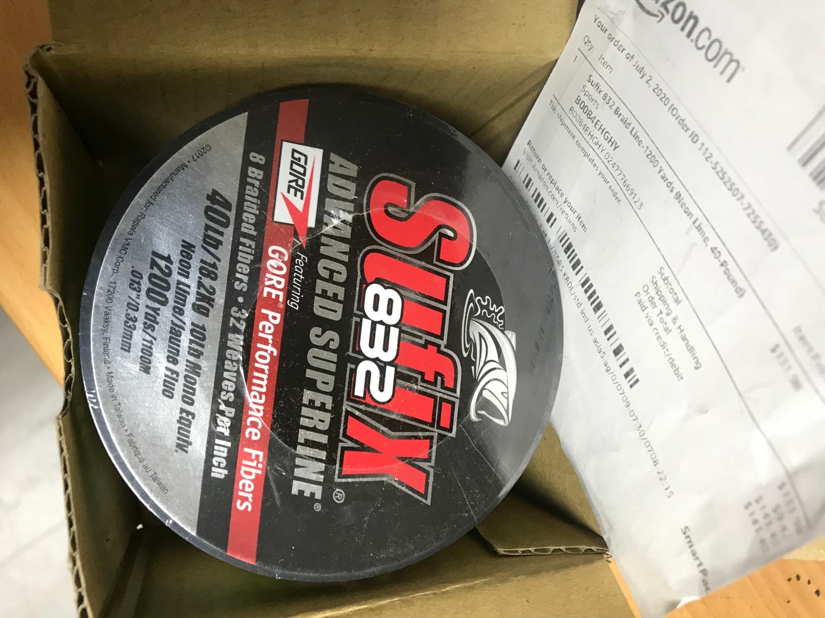 40 Lb Braided Fishing Line Advanced Superline - Neon Lime