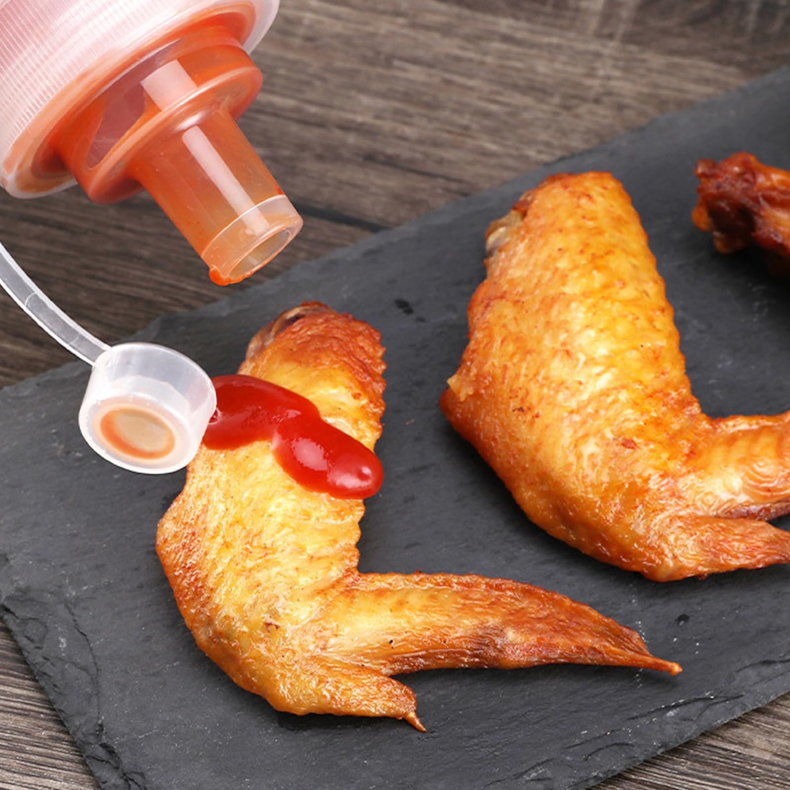 3 Piezas Botella de Salsa: 1000 ML Bote Plastico para Salsas, Squeeze Bottle, Condimento Botellas, Botella de Ketchup, Transparente Condimento Botellas para Condimentos, Mayonesa, Mostaza