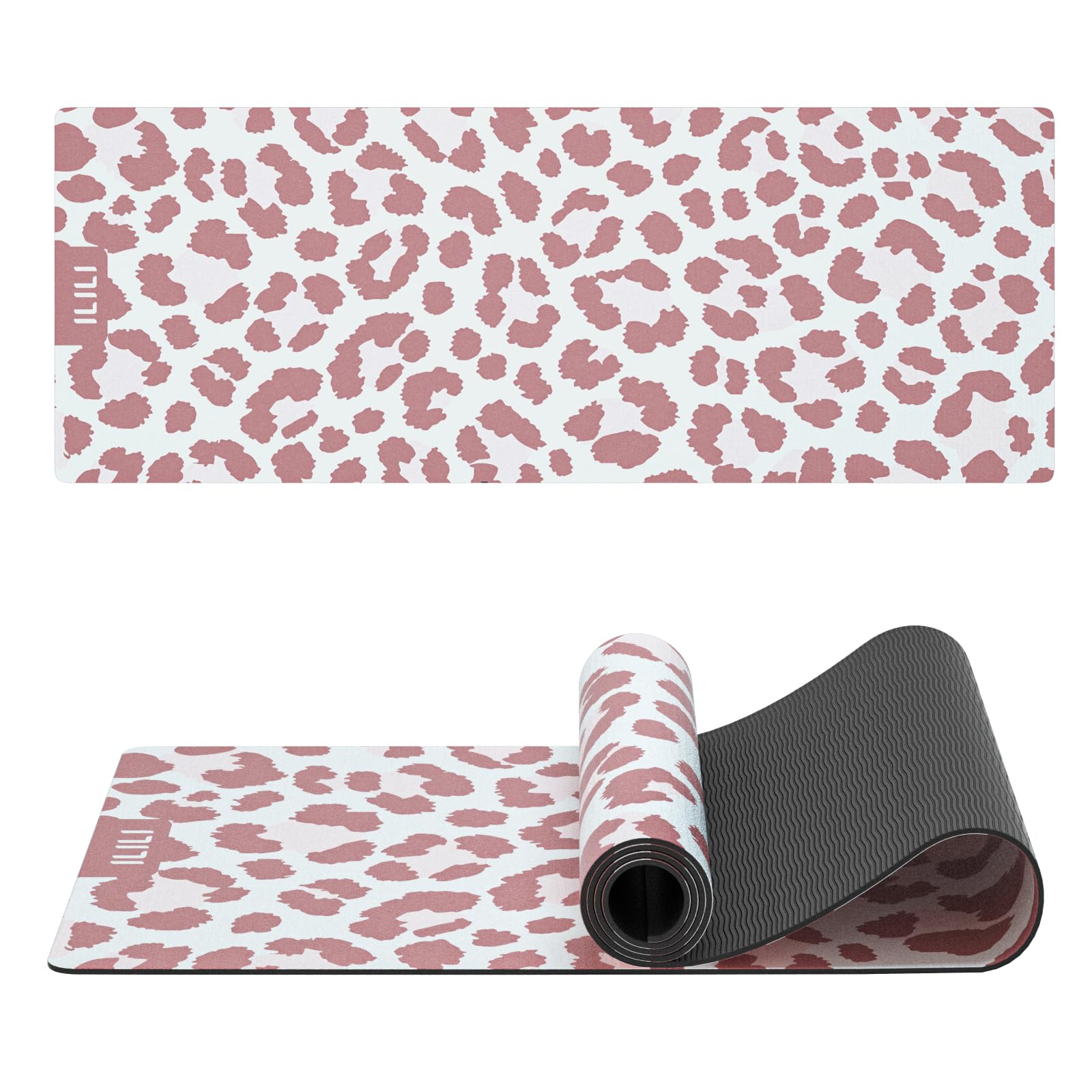 Photo 1 of ilili Yoga Mat 8mm - Leopard Print Suede & TPE