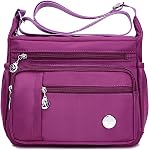 Sac à main pour les femmes Sac à dos en nylon Sacs à dos Multipockets Purs Sacs a main Sac à corps imperméable