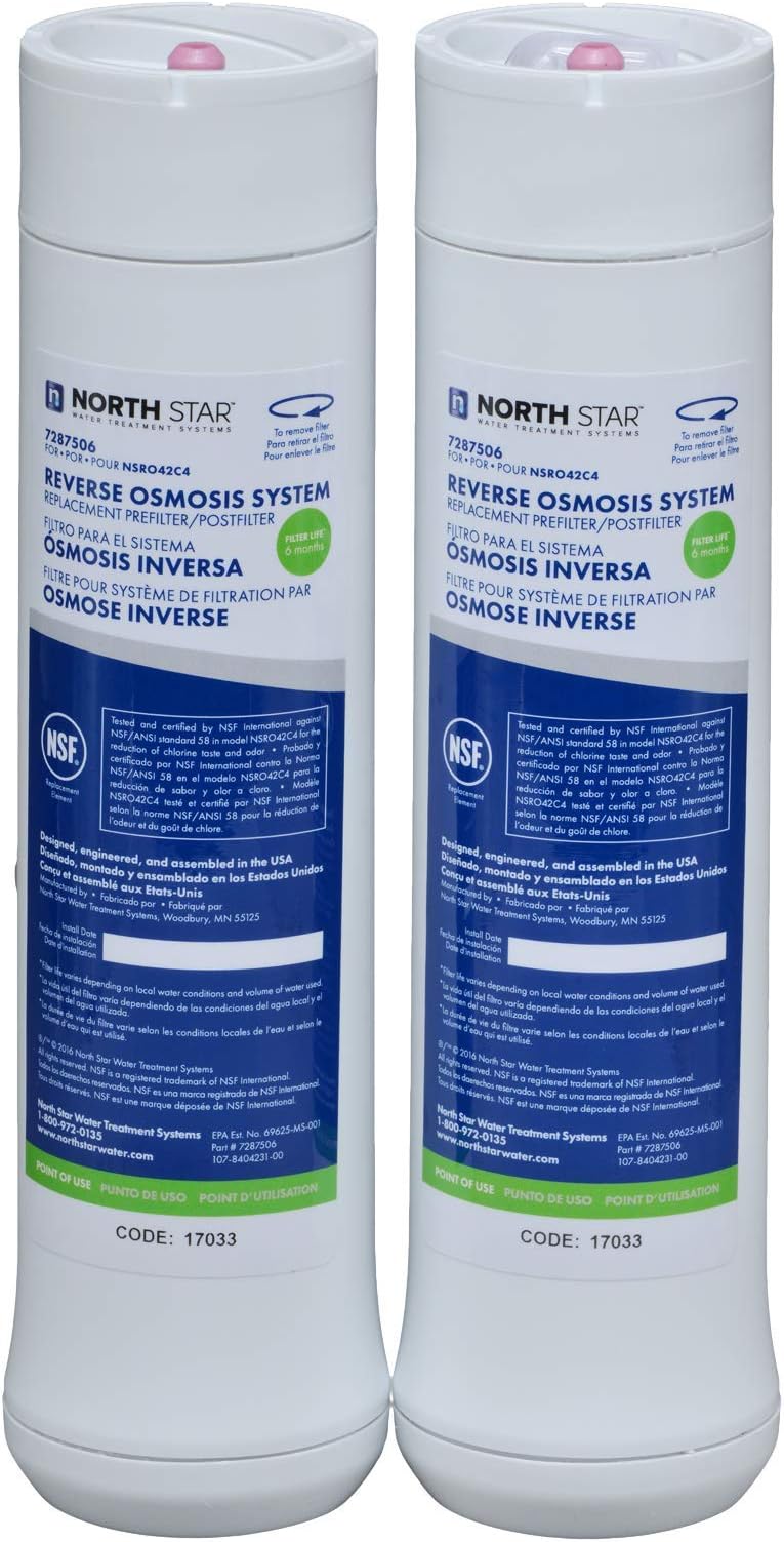 North Star 7287506 Water Filtration Northstar Conditioning Pre & Post Filter