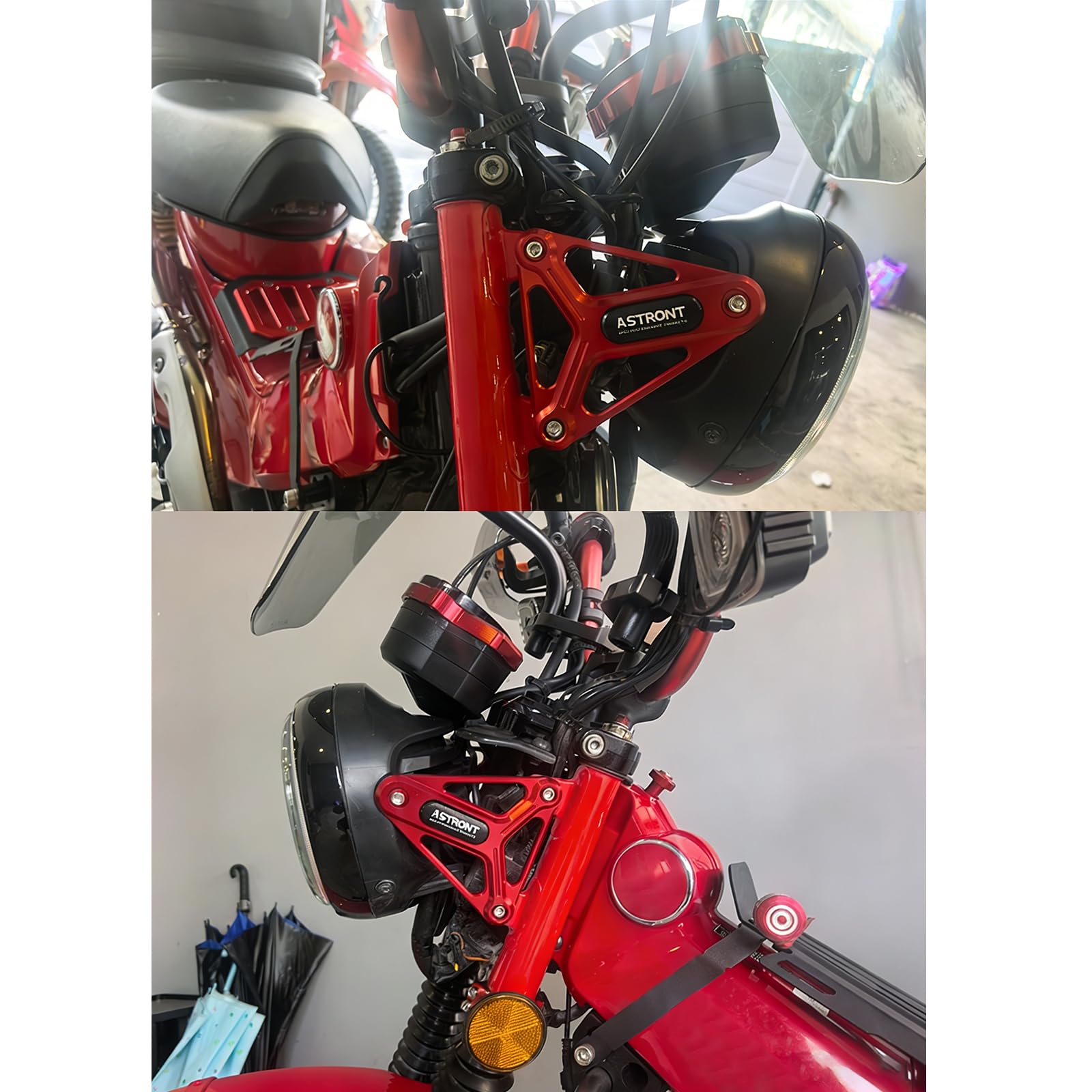 Amazon | HI-LINE バイク ヘッドライト ステー CT125ハンターカブ専用 