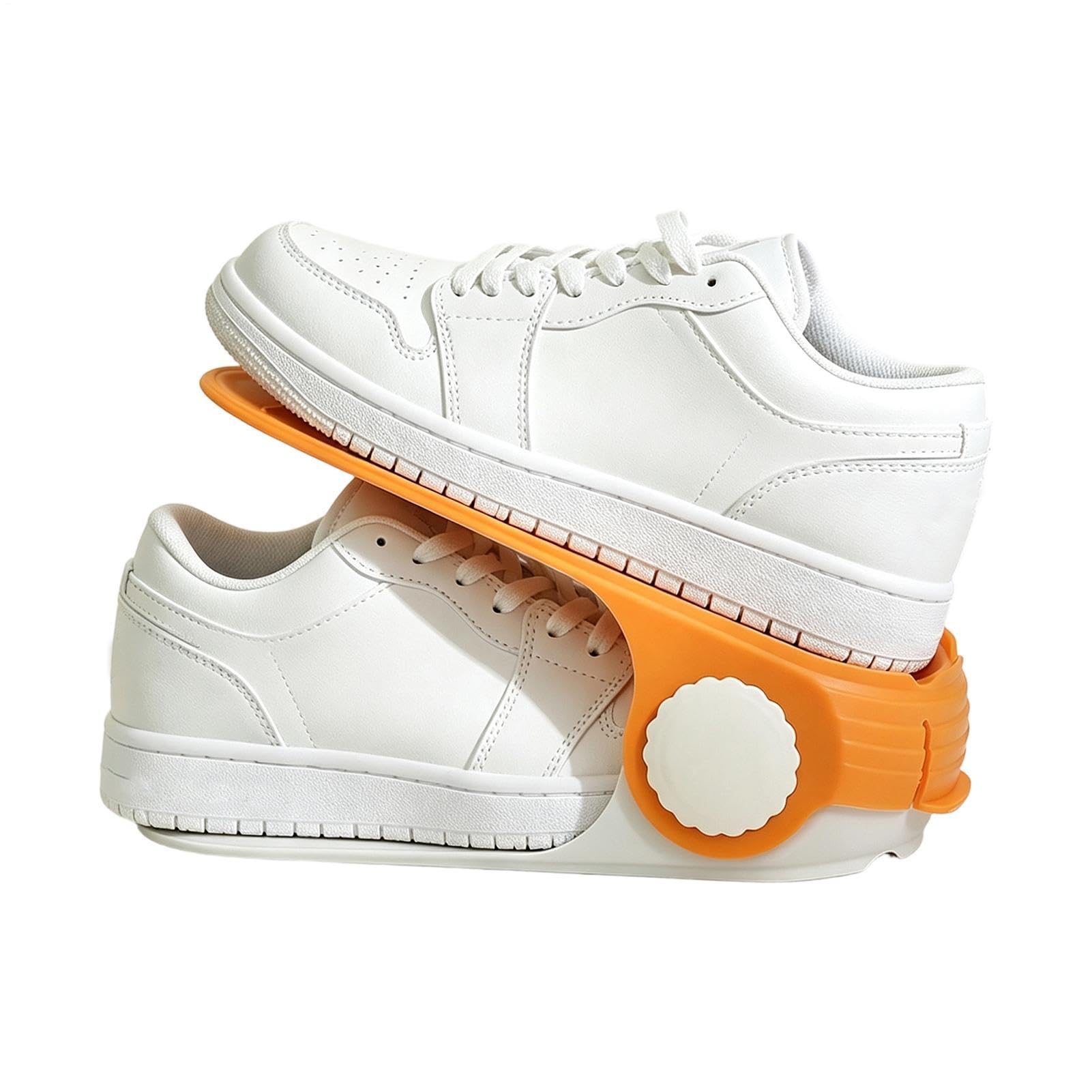 Étagère à chaussures pour entrée compacte à double couche réglable