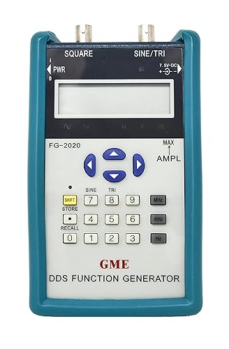 Miniatura 2 de GME FG-2020 20MHz portátil de alta precisión de doble canal DDS generador de función de señal DDS, diseñado y diseñado en los Estados Unidos