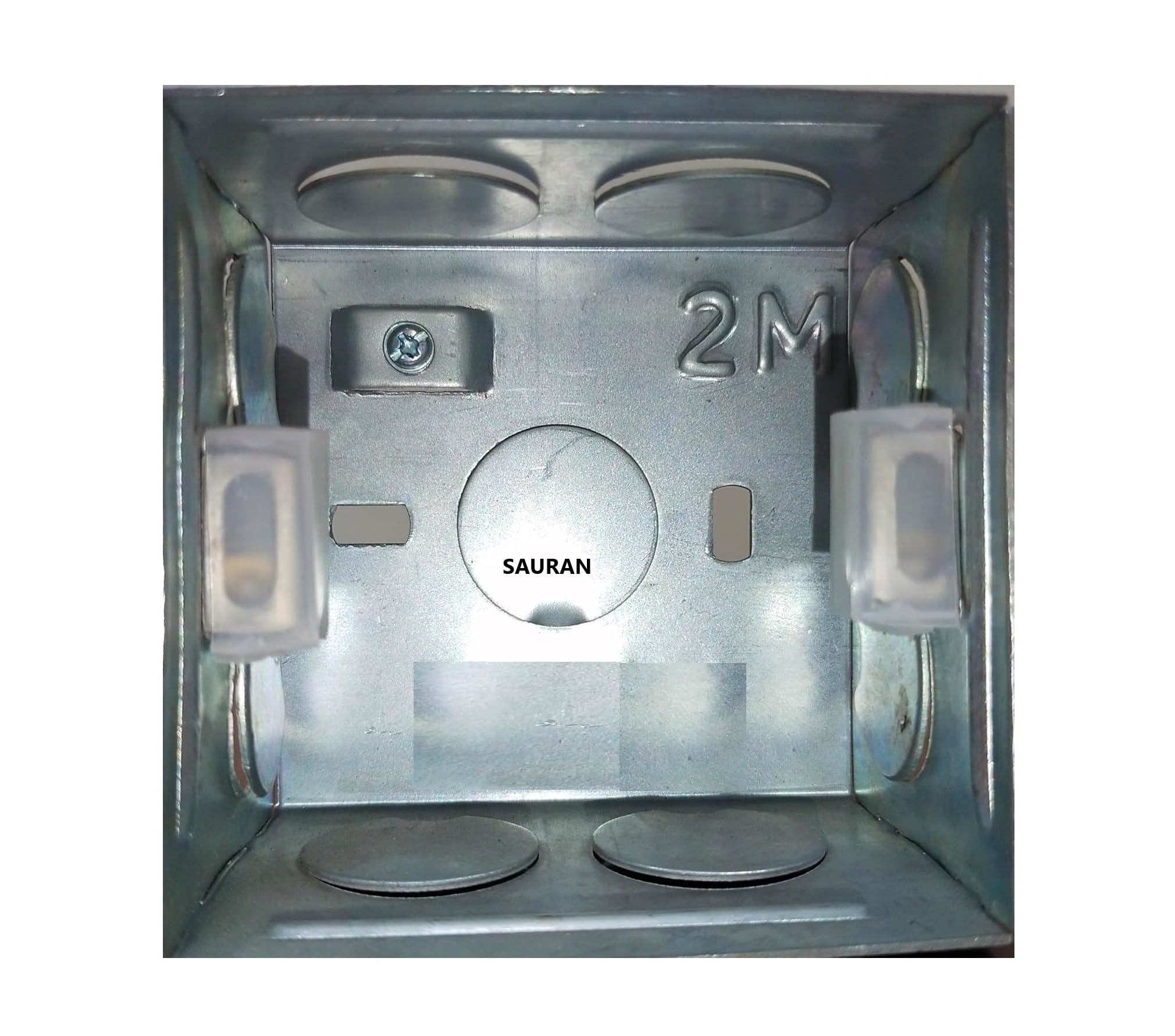 SAURAN Electrical 2-Module Modular Junction Metal Box 3inchX3inch.. (1)-picture-20