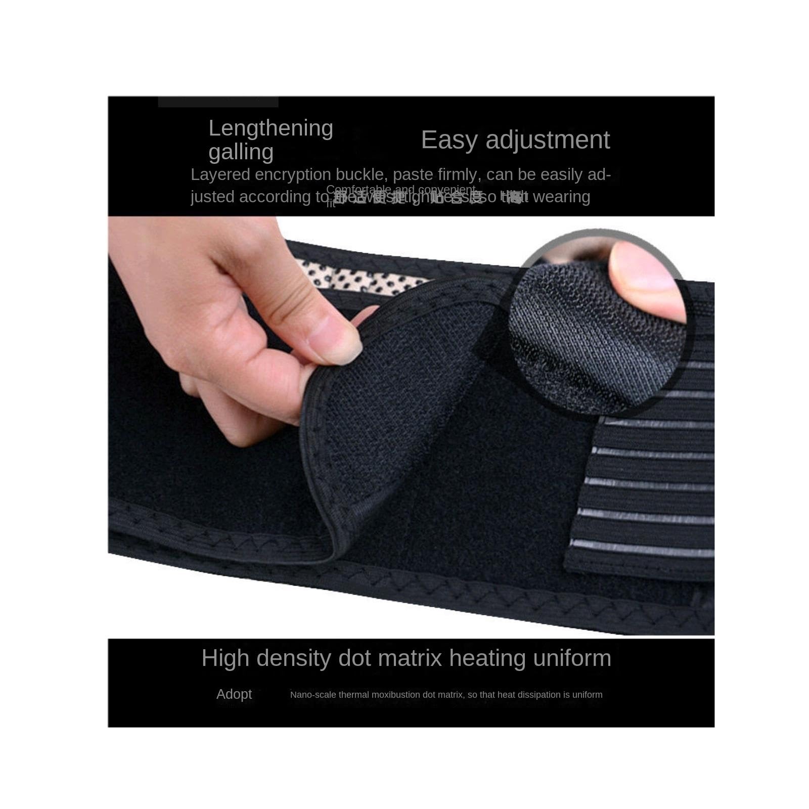 Faja Lumbar 2 Cinturones De Soporte For Cintura Y Abdomen For Uso Invernal Soporte Cinturón(Black,S)