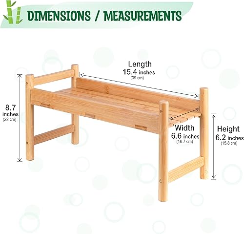 Miniatura 2 de ZPirates Soporte dispensador de agua, soporte para dispensadores de bebidas, jarras para encimeras, soportes de limonada, fiestas, bambú natural