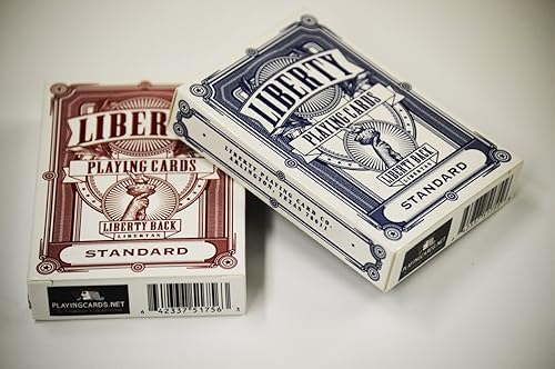 Liberty Juego de cartas de juego de 6 barajas