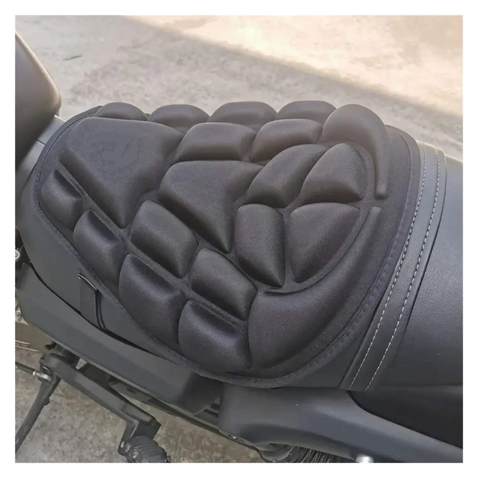 Funda cojín Motocicleta Funda Universal para Motocicleta, Cojín De Asiento Cómodo 3D, Antideslizante, Absorción De Impactos