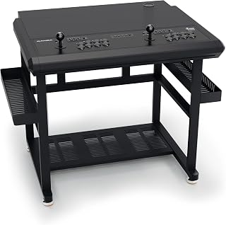 Qanba 2009 Arcade Joystick 2P クァンバ 2009 アーケード ジョイスティック 二人対戦台 (PC対応) Gravity メカニカル シャフト スイッチ 静音レバー & Gravity KS 静音ボタンを搭載 2009-2P