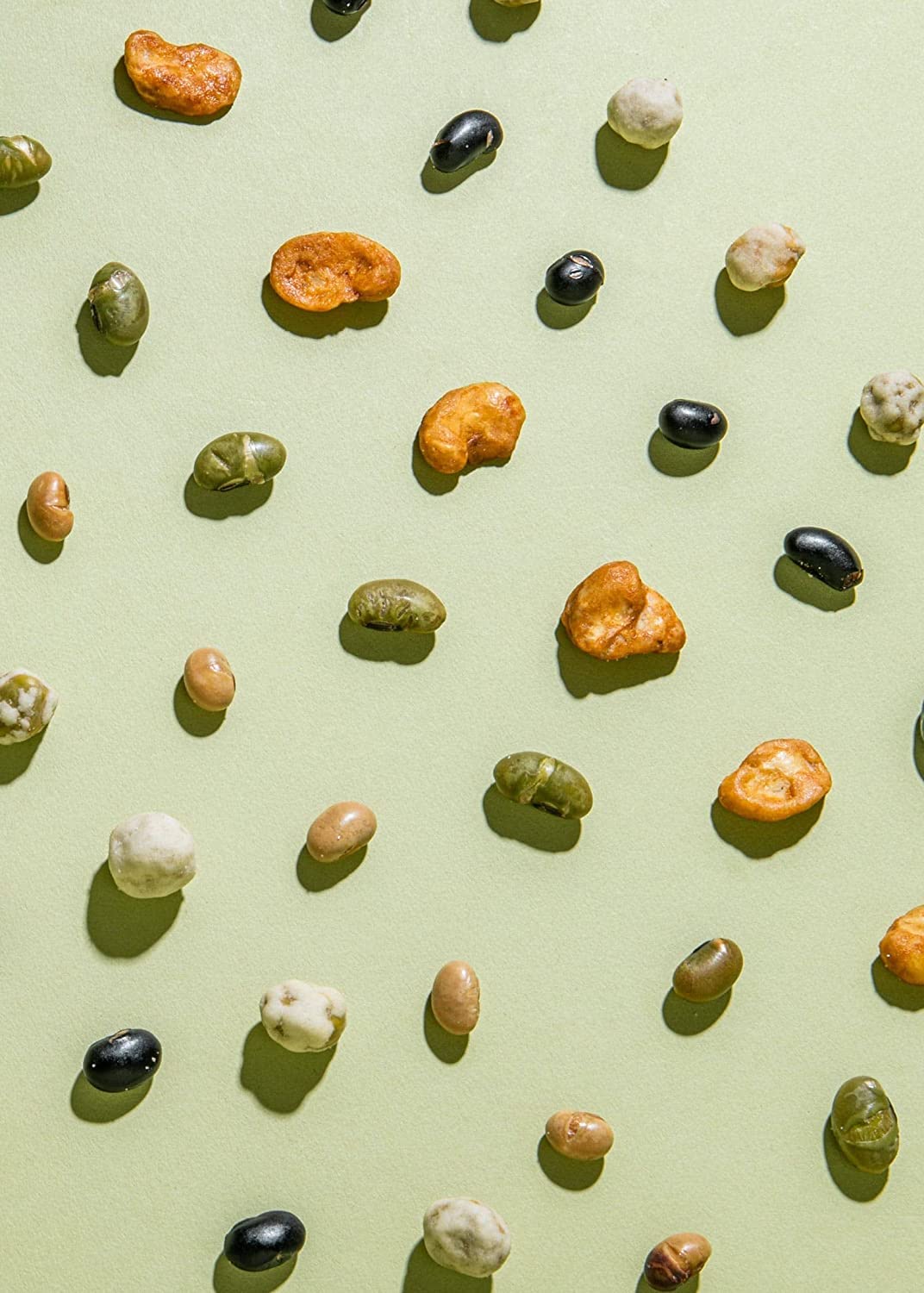 KoRo - Mélange pois et haricots grillés et salés 1 kg - Collation de légumes secs rôtis et salés en emballage économique