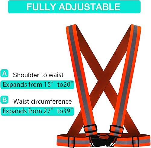 Miniatura 2 de TCCFCCT Chaleco de funcionamiento reflexivo de la seguridad de la alta visibilidad, equipo de funcionamiento