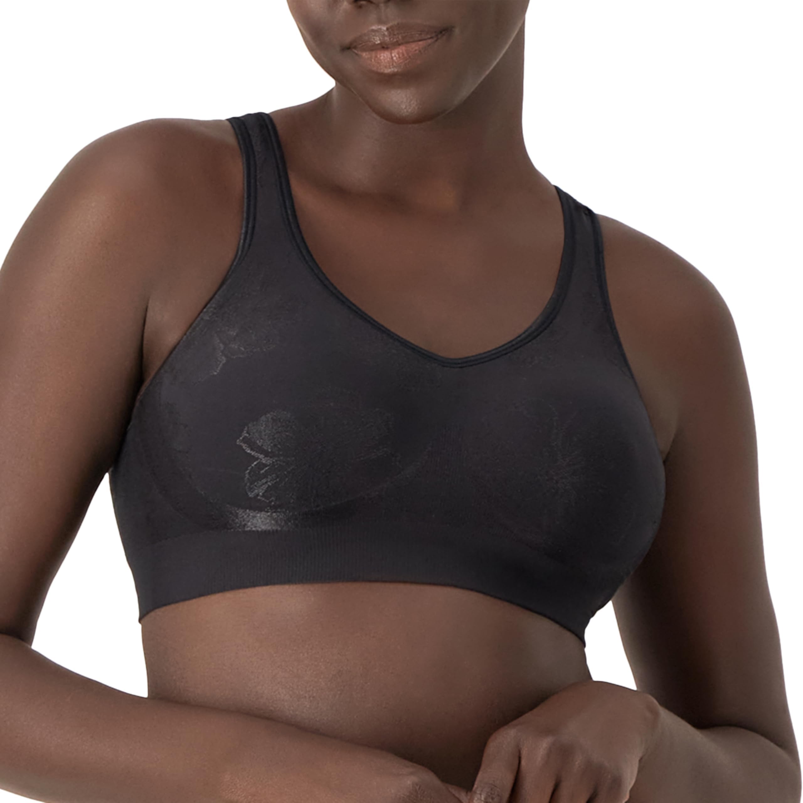 Women's Wireless Bra, Comfort Revolution Wireless Bra for Women, Targeted Shaping, Seamless, Full Coverage