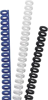 GBC ClickBind Binding Spines, 16 mm, 145 Sheet Capacity, A4, 34 Ring, Black, 387357E