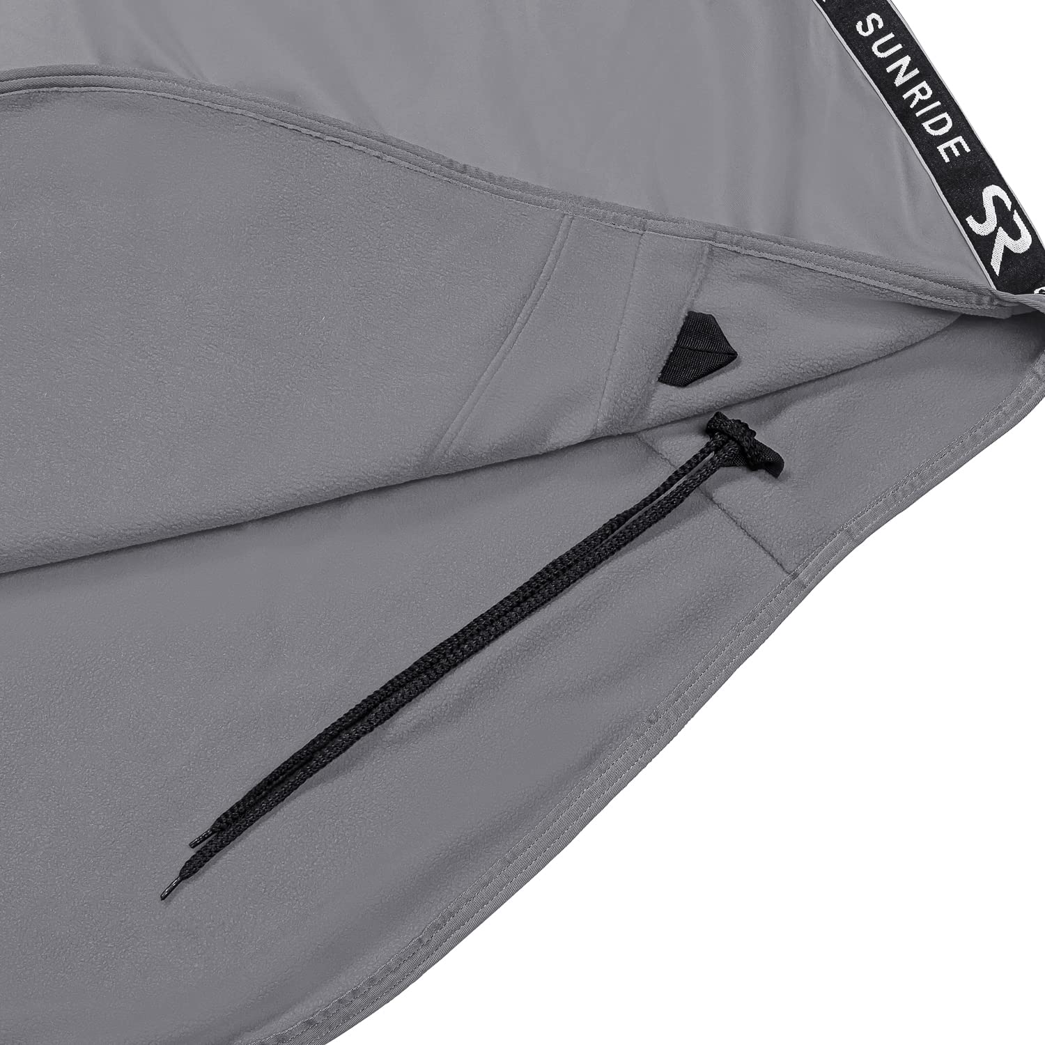 Sunride Abschwitzdecke für Pferde (Boston) aus Softshell mit Fleece - schnelltrocknend, reflektierend und schmutzabweisend (125 cm, grau)