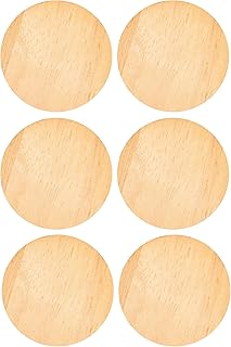 Wooden Coins for Montessori Object Permanence Coin Box - Chunky Wood Replacement Coin Set - Wooden Tokens for Counting - Montessori Toys for 1 Year Old - Infant Developmental Coin Drop Toys