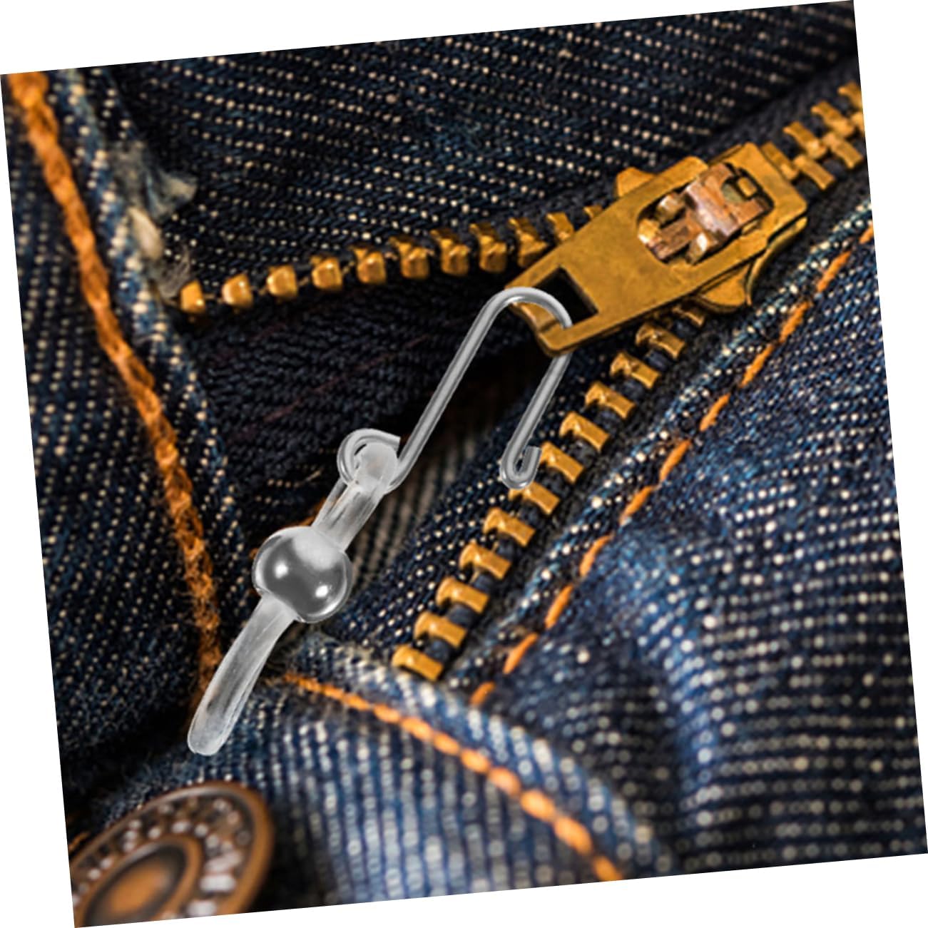OHPHCALL 20pcs Zipper Pulls for Purses Zipper Stoppers Ends Pull Tab Slider Bulk Fastener Fixing Device Closure Aid
