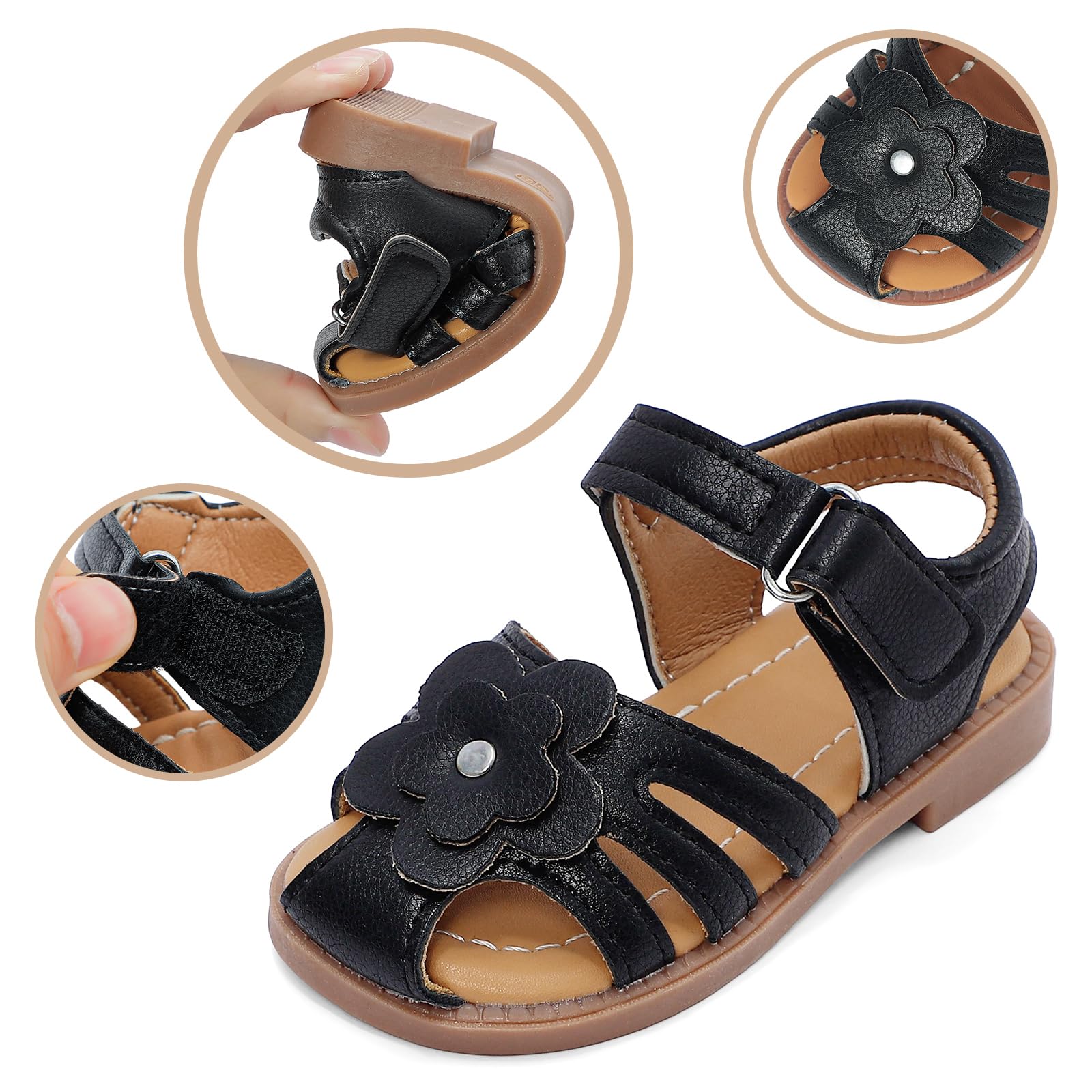 Eleganti Sandali Bambina Estive Scarpe per 1-6 Anni Bimba