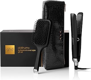 ghd Platinum+ Hair Straightener & Professional Styler - More Strength, Shine & Colour Protection - for All Hair Types - (UK Plug)
