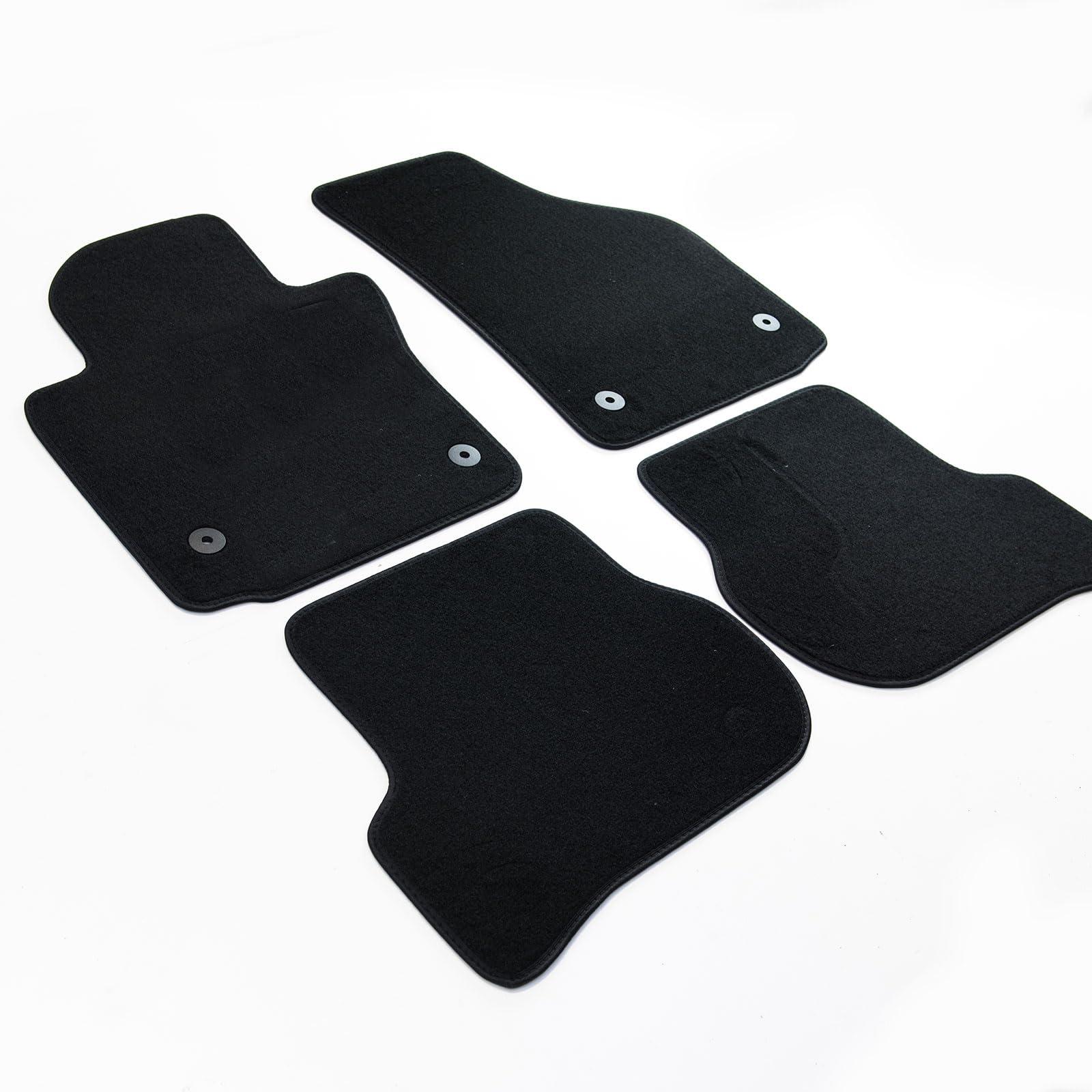MDM dywaniki samochodowe do Seat Altea 2004>08.2015 Dopasowanie welurowe personalizowane, ochrona obcasa, wzmocniona nakładka na piętę, cod. Plus de3128