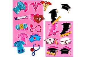 Whaline Nurse Graduation Themed Silicone Mold