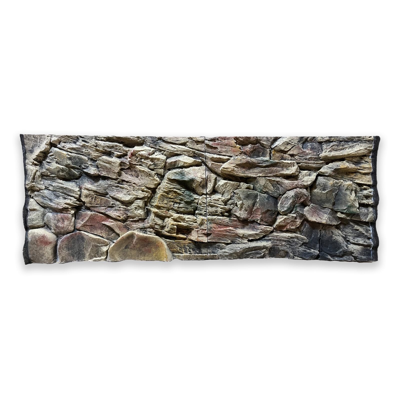 Fond d'aquarium 3D relief pierre ZooPaul 150x60 cm pour cacher les filtres de bac