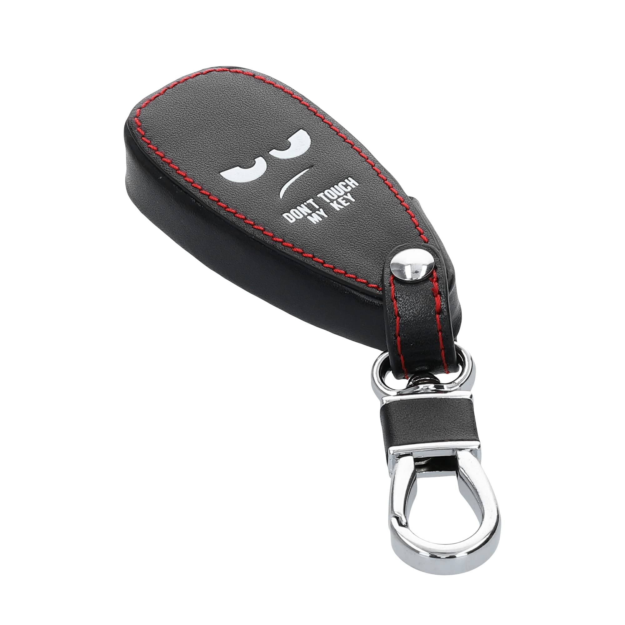 kwmobile Custodia Compatibile con Ford con 3 tasti Keyless Go - Cover Chiavi Auto Protezione Copri Telecomando - Copri Chiave Copertura Don't touch my Key