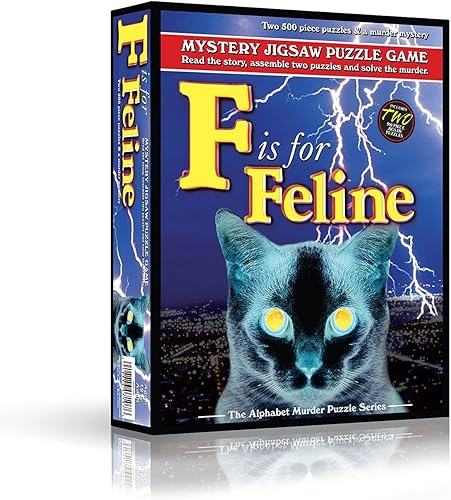 TDC Games F is for Feline - Puzzle misterio del alfabeto