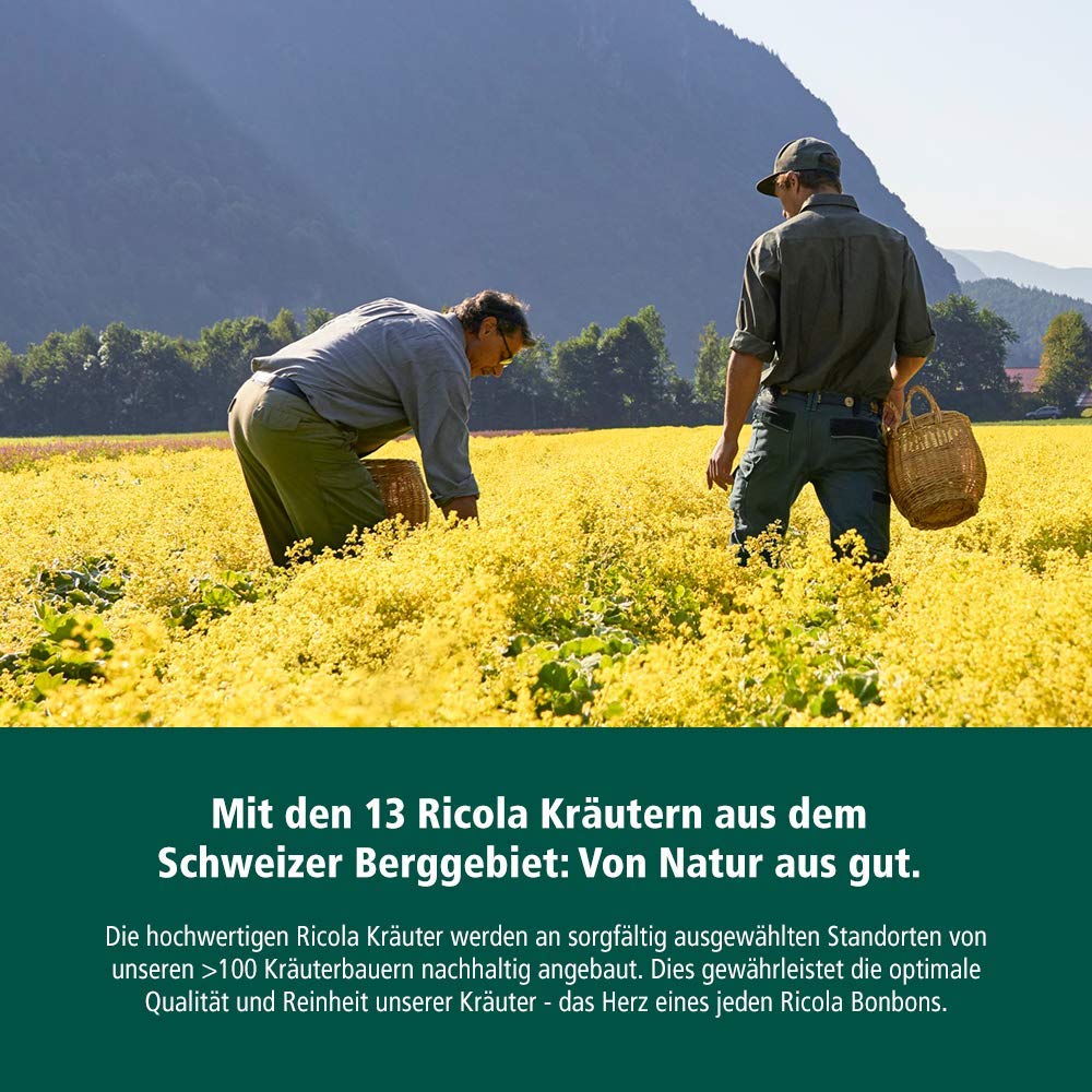 Ricola EXTRA STARK Menthol-Zitrone, 18 Beutel Original Schweizer Kräuter-Bonbons mit 13 Alpenkräutern & natürlichem Menthol, zuckerfrei, 18 x 75g