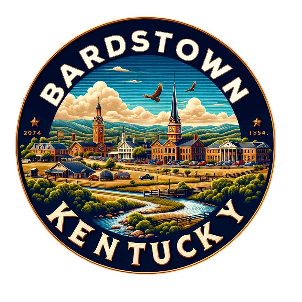Bardstown Kentucky Souvenir Vinyl Decal Sticker 4-Inch