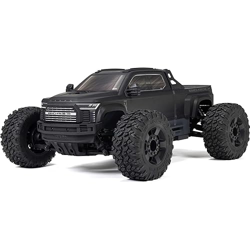 ARRMA 1/10 Big Rock 4X4 223S BLX BRUSHLESS Street Truck RTR with DSC, (Black), ARA4312V4T1