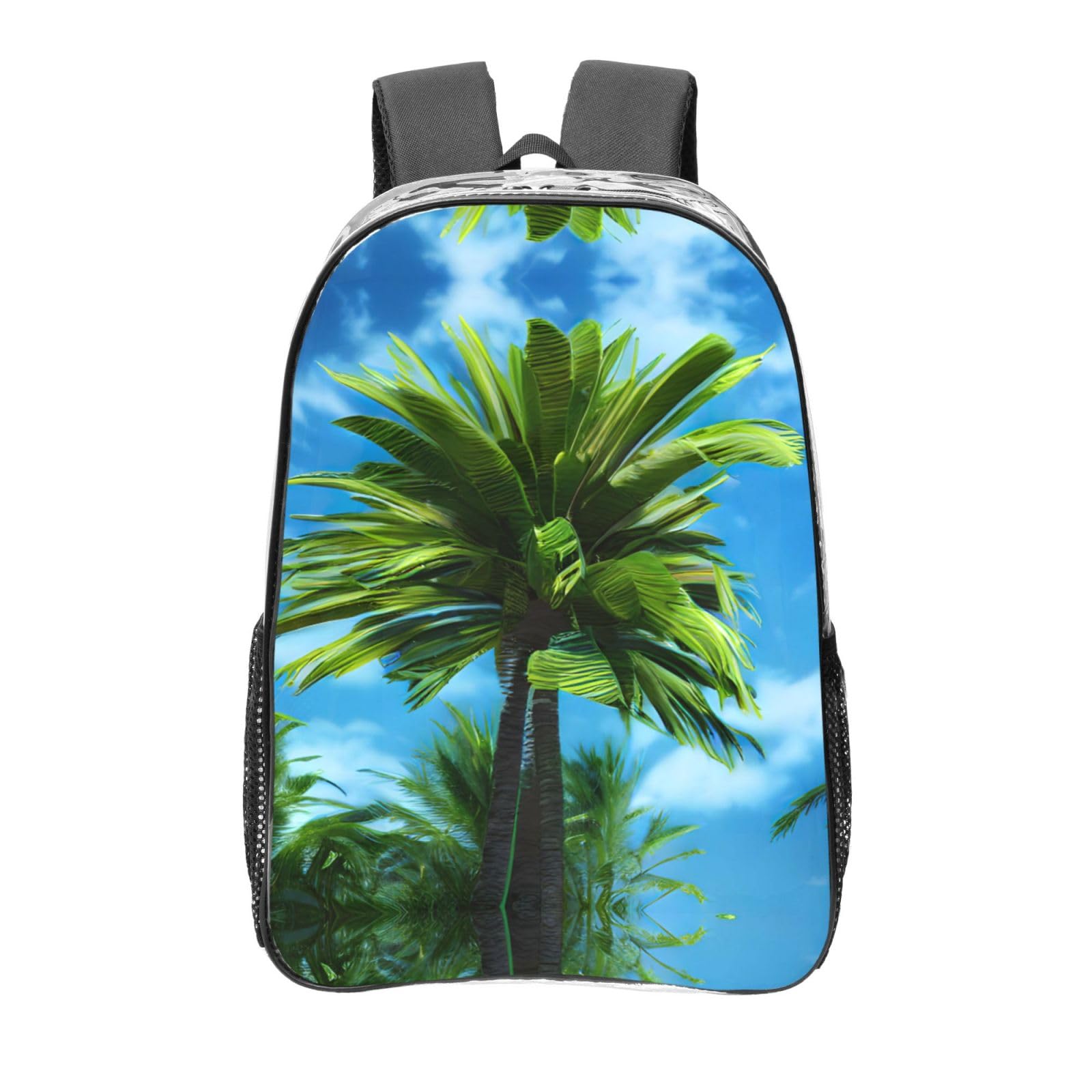 Sac à dos en PVC transparent de qualité supérieure palmier - 6