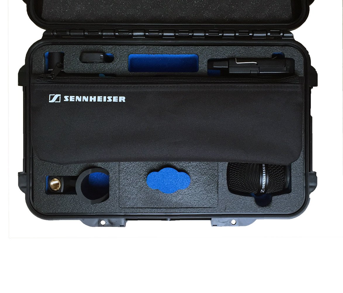 Caja de Transporte Adecuada para el micrófono y Accesorios Sennheiser AVX Combo Set 835.