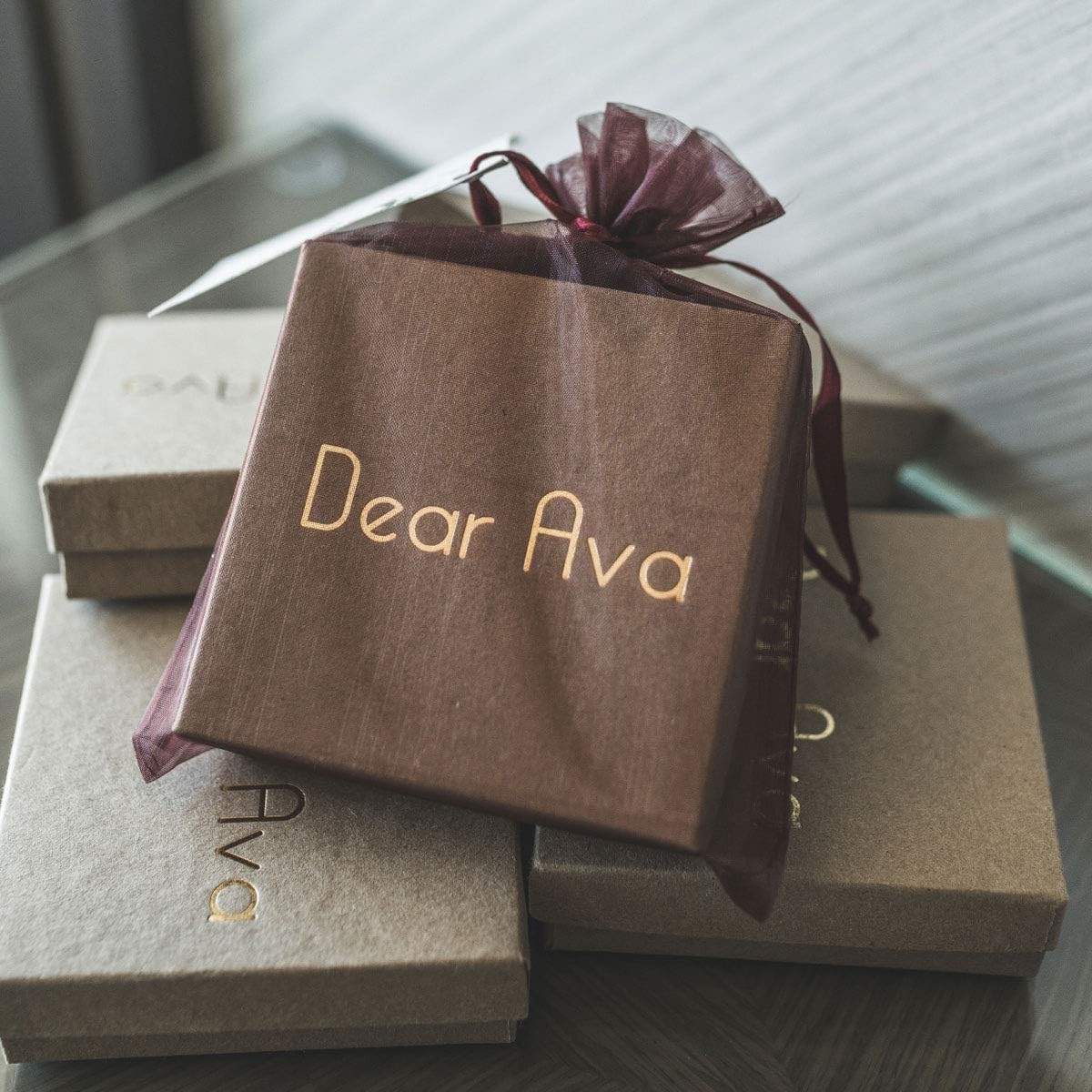 Dear Ava Infinity Cross Necklace: Christian Gift, Baptism, Communion, Faith, Confirmation, Infinity Cross (gold-plated-brass, NA)