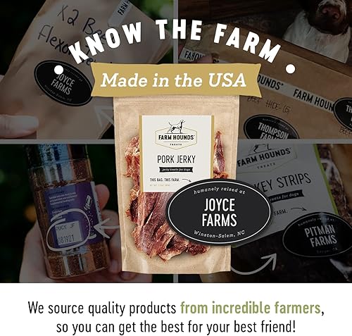 Miniatura 5 de Farm Hounds - Cecina de cerdo - Cecina natural prémium para perros - 100% cerdo criado humanamente - Rompe a la medida - Ideal para entrenamiento y